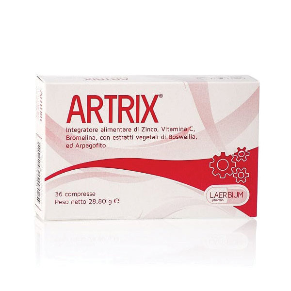 Laerbium Pharma Artrix Integratore Per Tensioni Localizzate 36 Compresse - Immagine 3