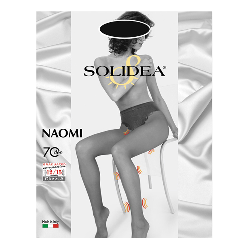 Solidea Naomi 70 Collant Compressione Graduata Fumo Taglia Xl - Immagine 2
