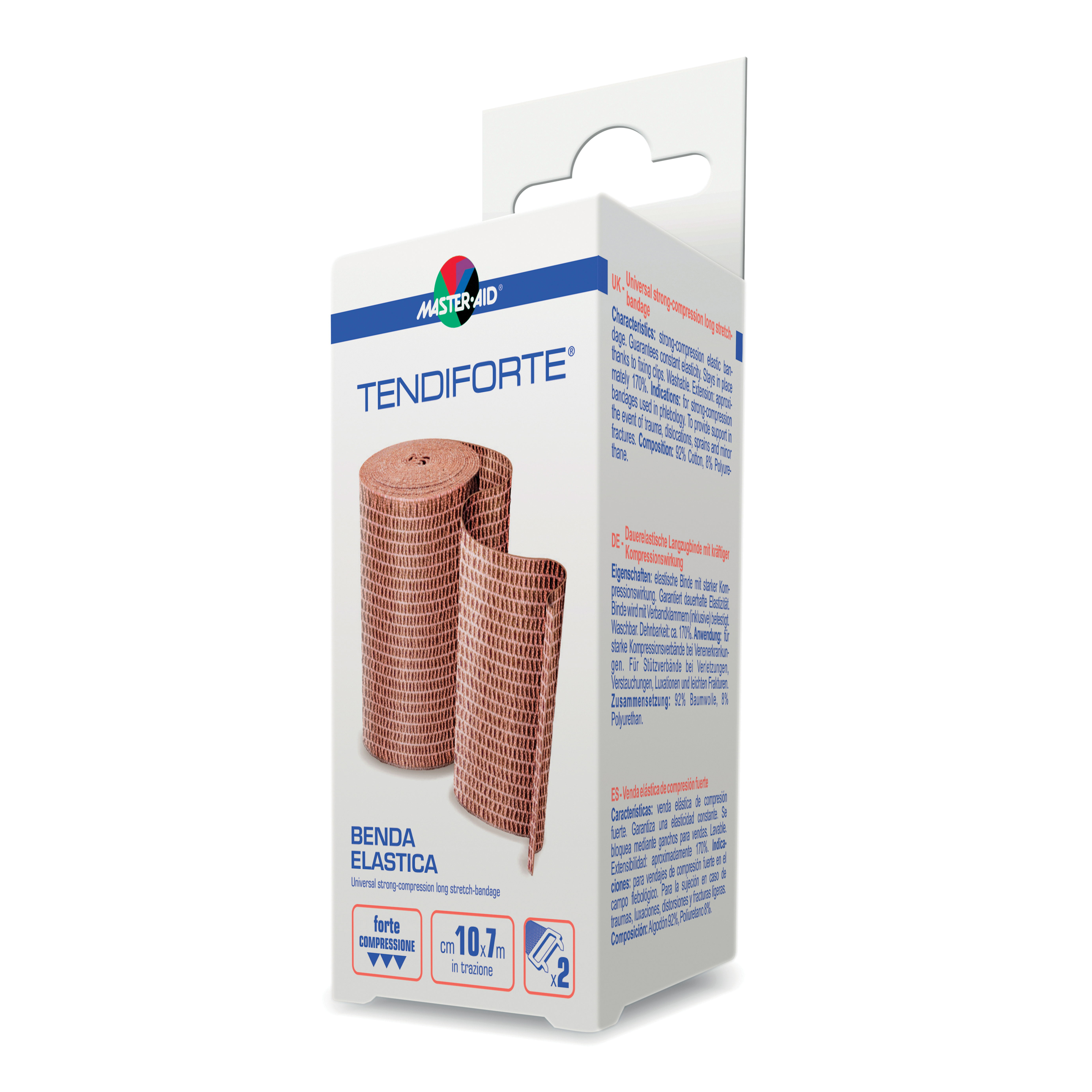 Master-Aid Benda Elastica Master Aid Tendiforte 6 X7 - Immagine 4