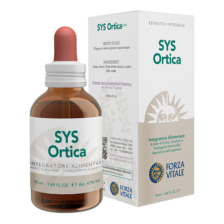 Forza Vitale Sys Ortica Tintura Spagirica Gocce Per Depurazione Vie Urinarie 50Ml - Immagine 3