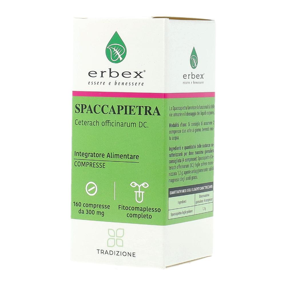 Spaccapietra 160 Compresse da 300 mg - Integratore Per L'Apparato Urogenitale - Immagine 5