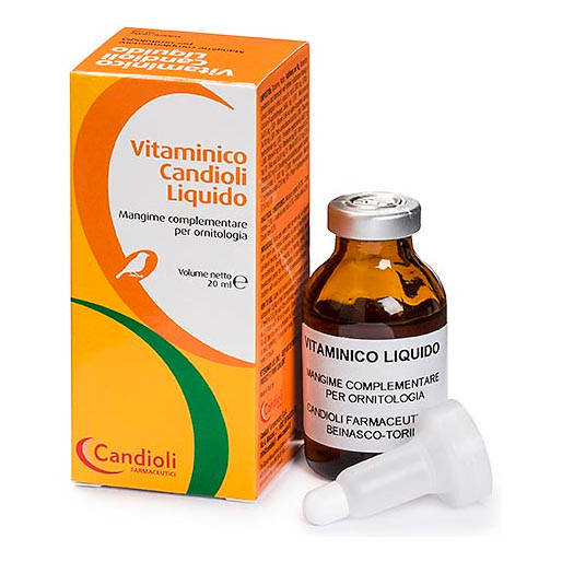 CANDIOLI Vitaminico Candioli liquido 20 Ml - Mangime complementare per ornitologia - Immagine 10