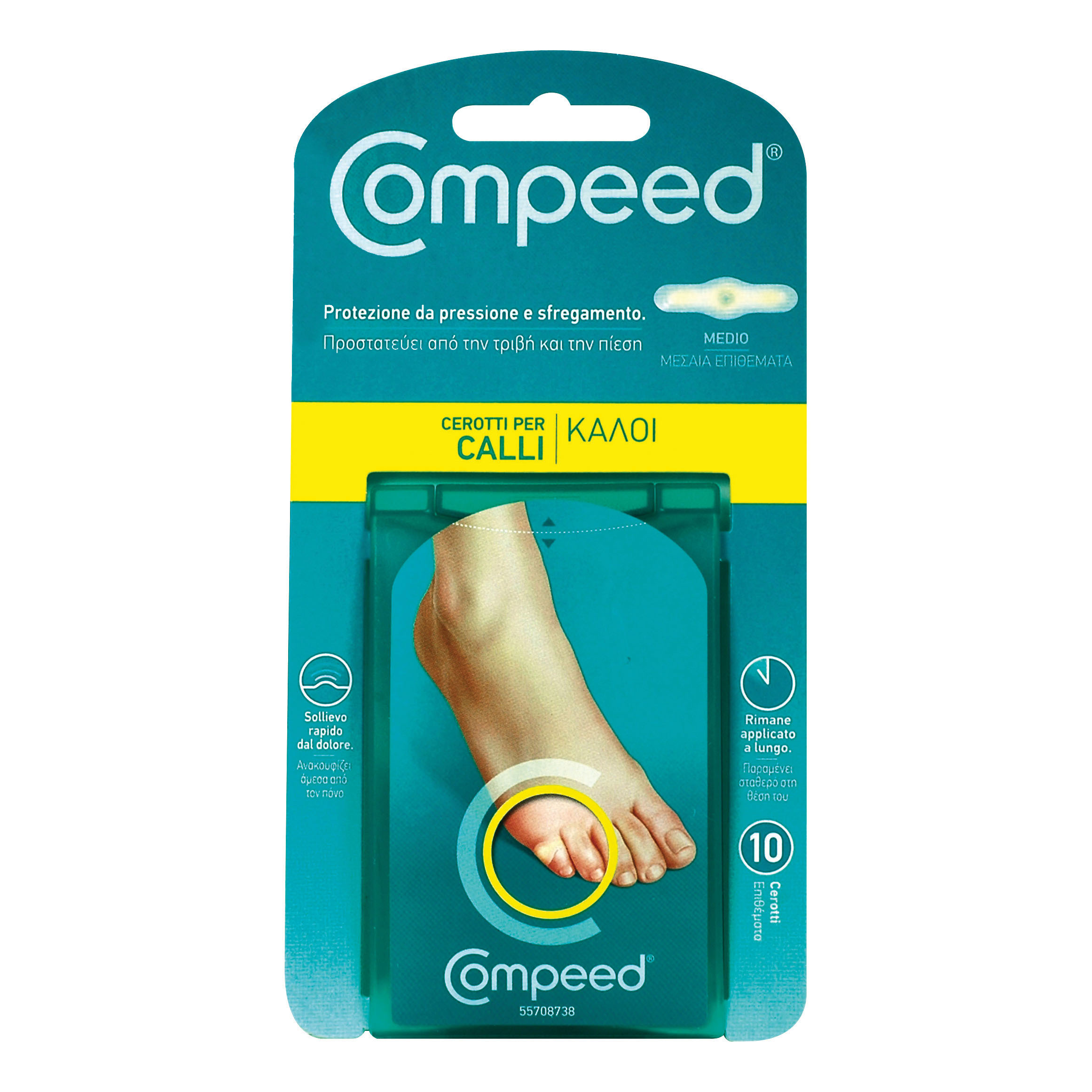 COMPEED CALLI CER MEDIO 10PZ