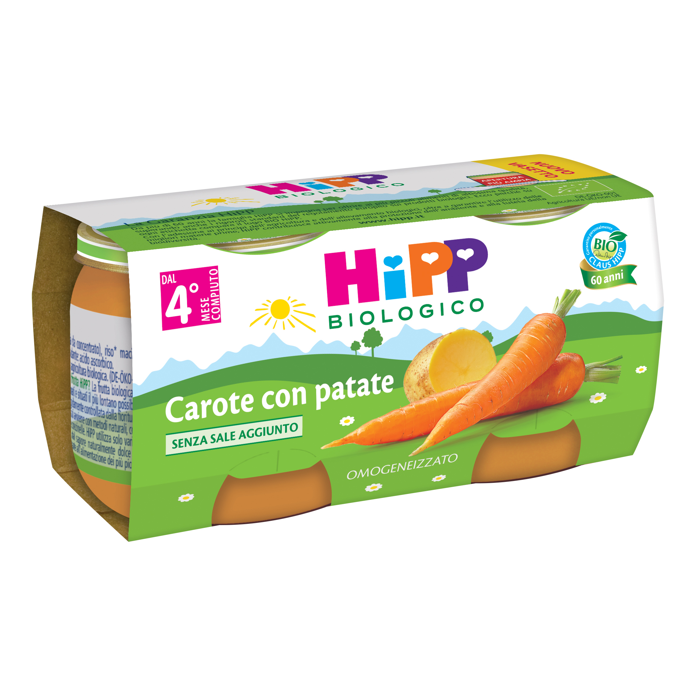 Hipp - Omogeneizzato Carote con patate 2x80g - Immagine 5