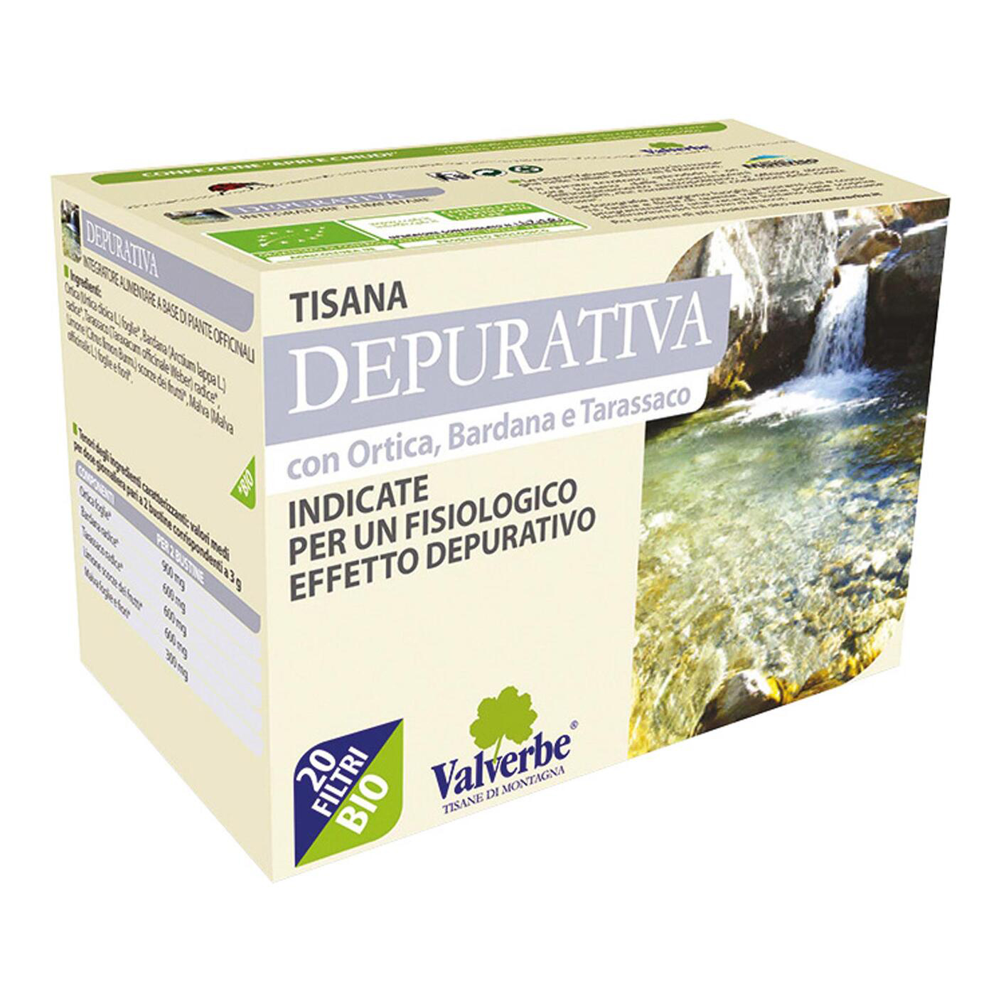 Tisana Biotobio Tisana Depurativa 30 G G Tè - Immagine 3