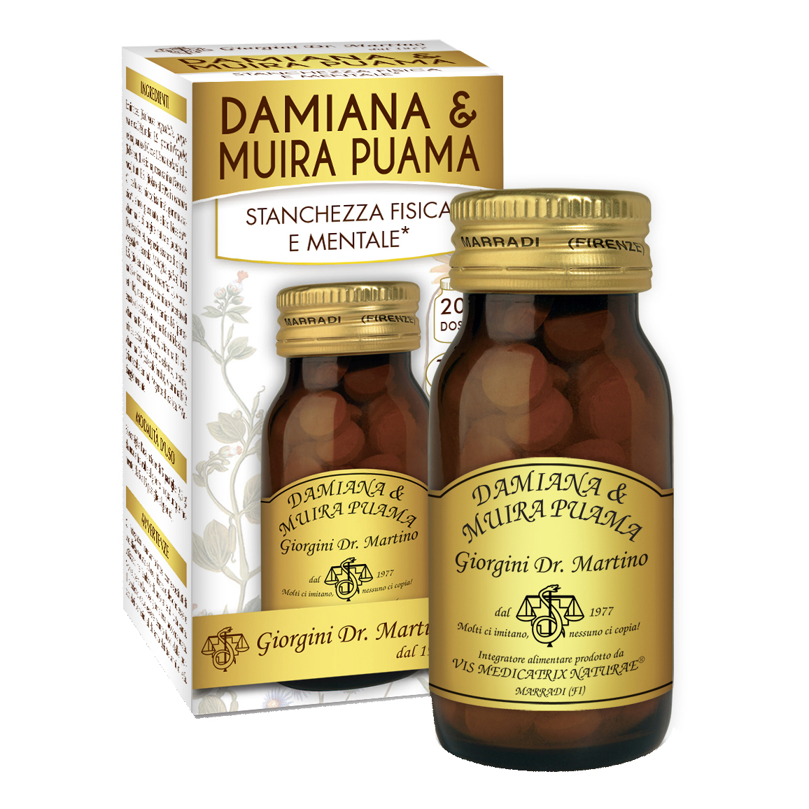 Dr. Giorgini Damiana & Muira Puama 100 Pastiglie - Immagine 3