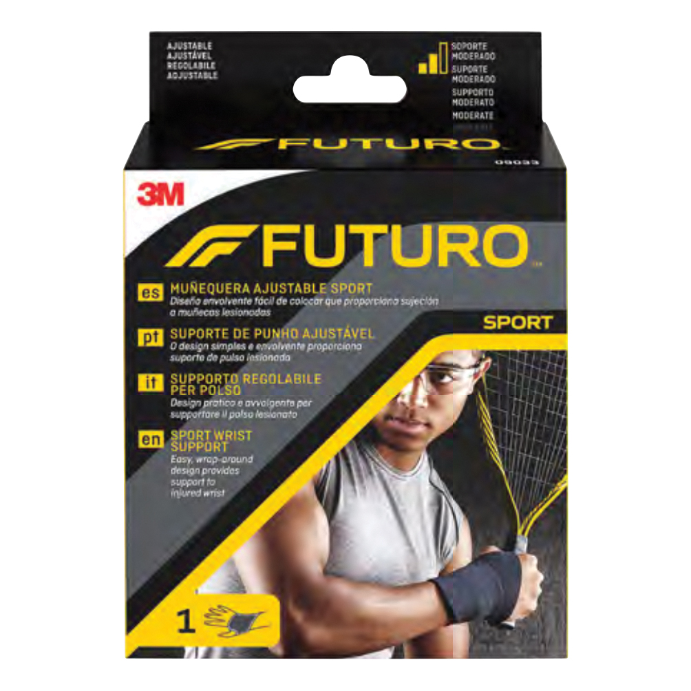 3M Italia Futuro Sport - Supporto Polso Regolabile Ambidestro con Calore Lenitivo - Immagine 4