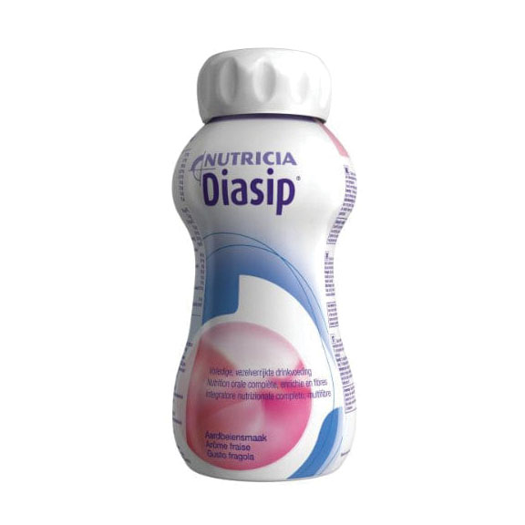 Danone Nutricia Diasip Fragola Per Diabetici 4 Bottigliette Da 200Ml - Immagine 4