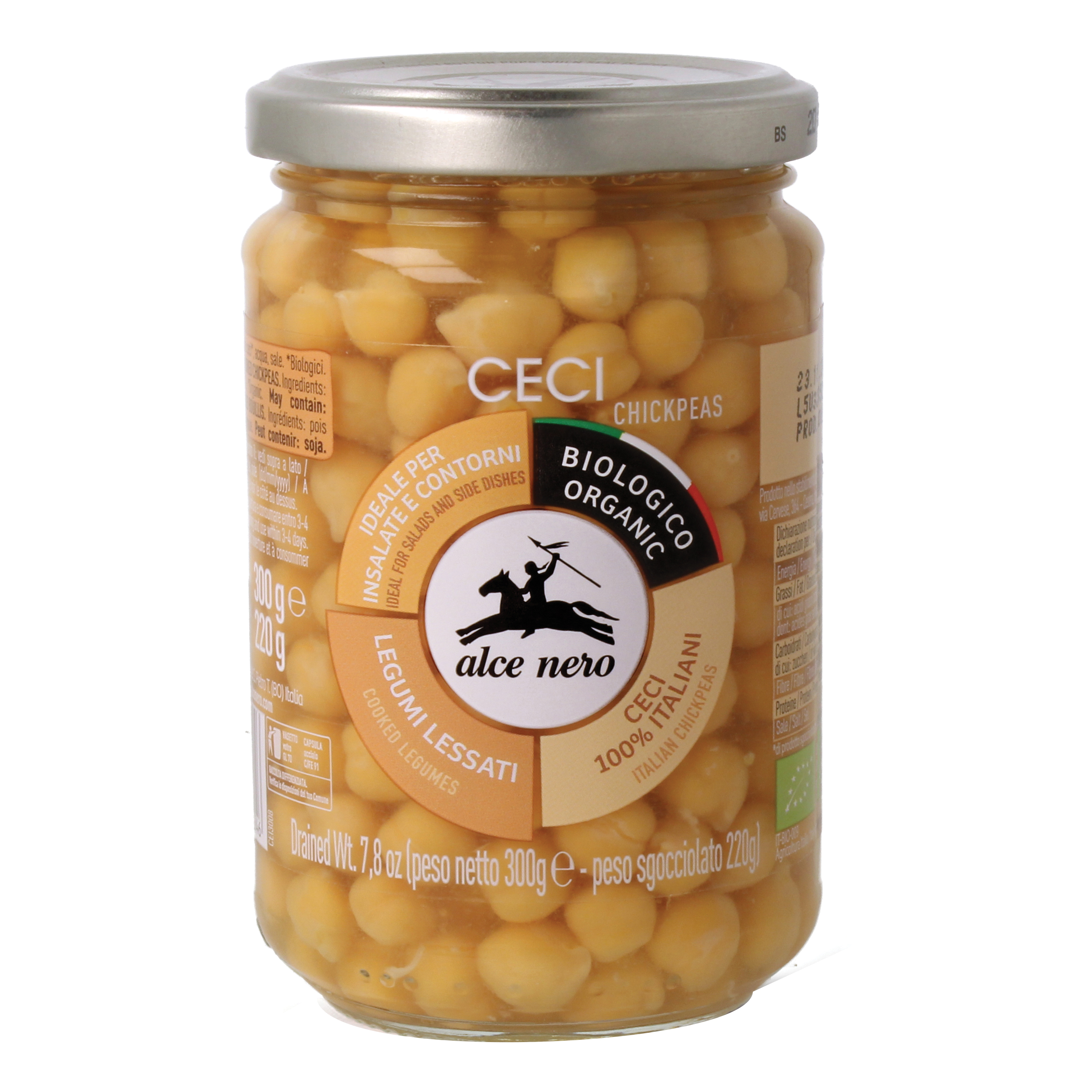 Alce Nero Nero Ceci Biologici Alce Per Diete Vegane 300 G - Immagine 2