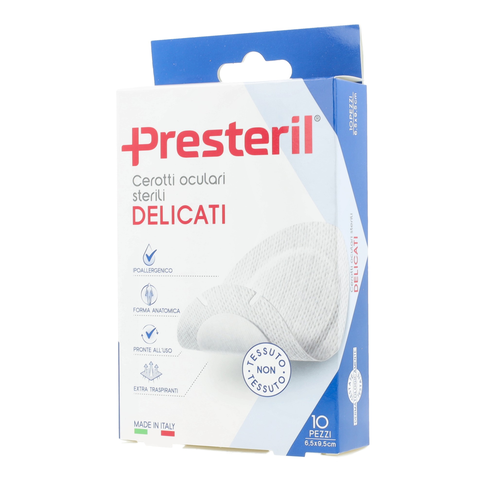 Medipresteril Medipresteril® Compresse Oculari Adesive Sterile 6,5 X 9,5 Cm 10 Pz - Immagine 4