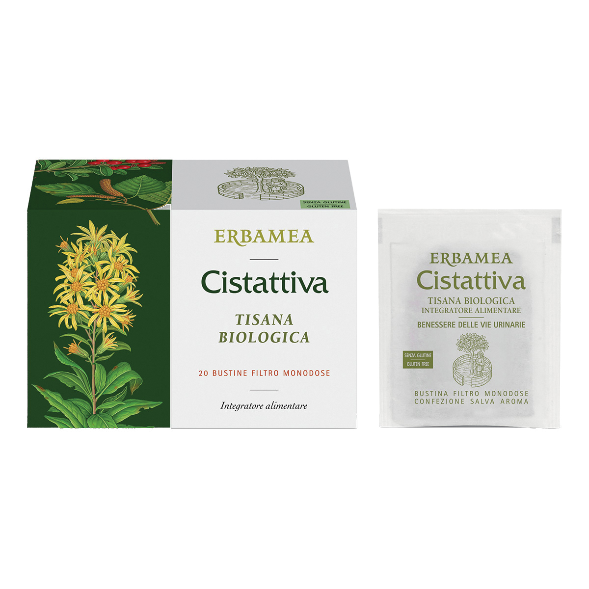 Erbamea Cistattiva Tisana 20 Bustine - Immagine 9