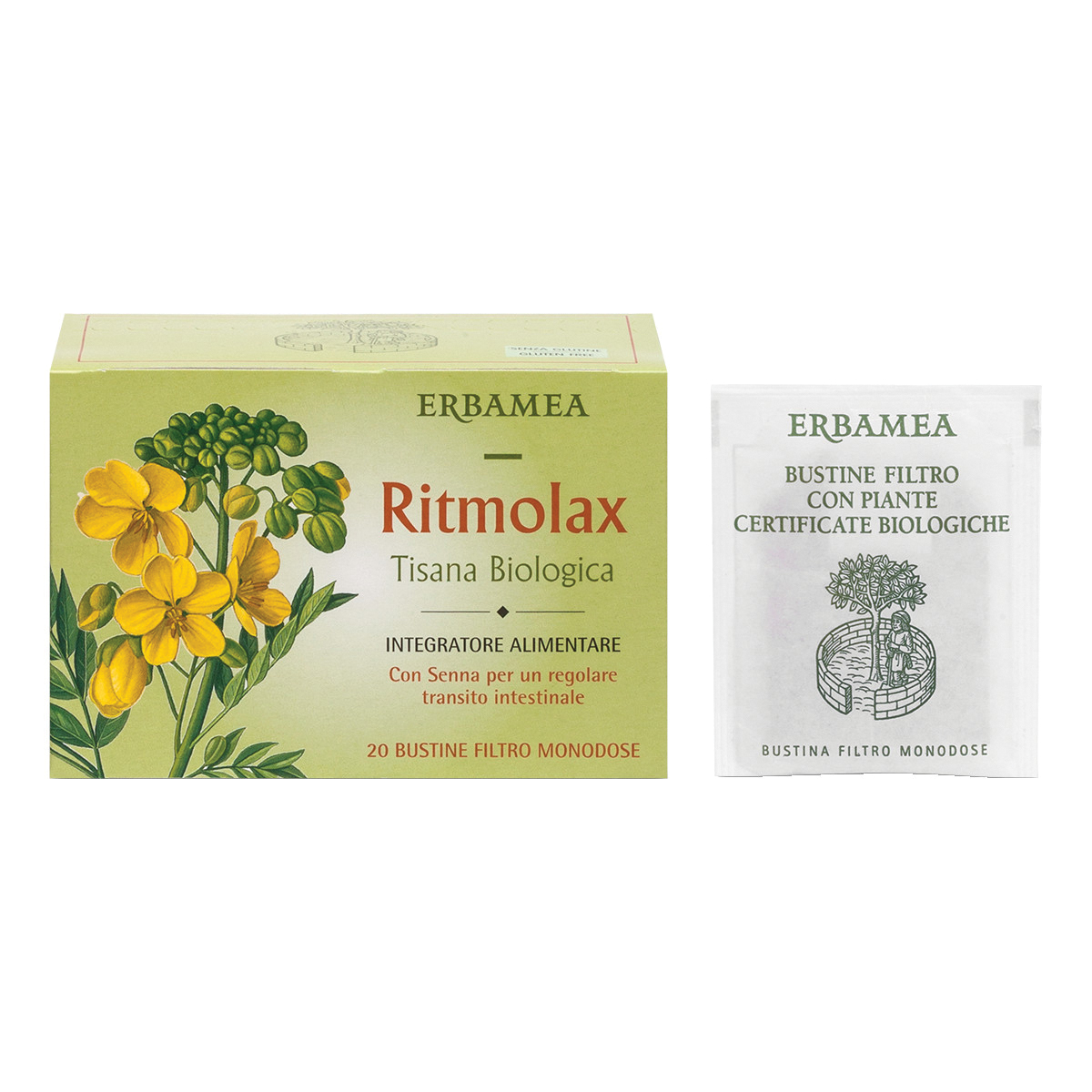 Erbamea Ritmolax Tisana Biologica Bustine 20 Pz Filtro Bambino - Immagine 5