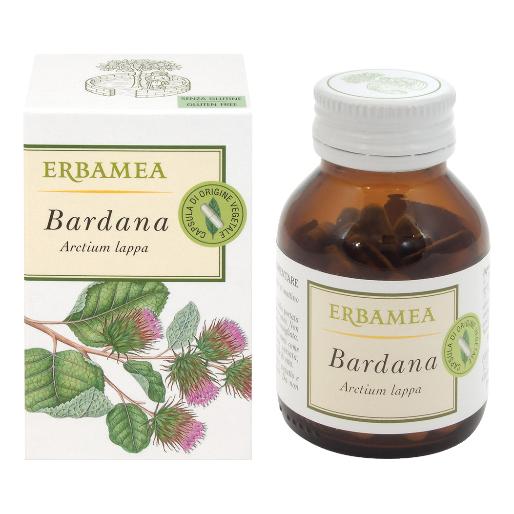 Erbamea Bardana Opercoli 50 capsule vegetali - Integratore per la depurazione e benessere della pelle - Immagine 3