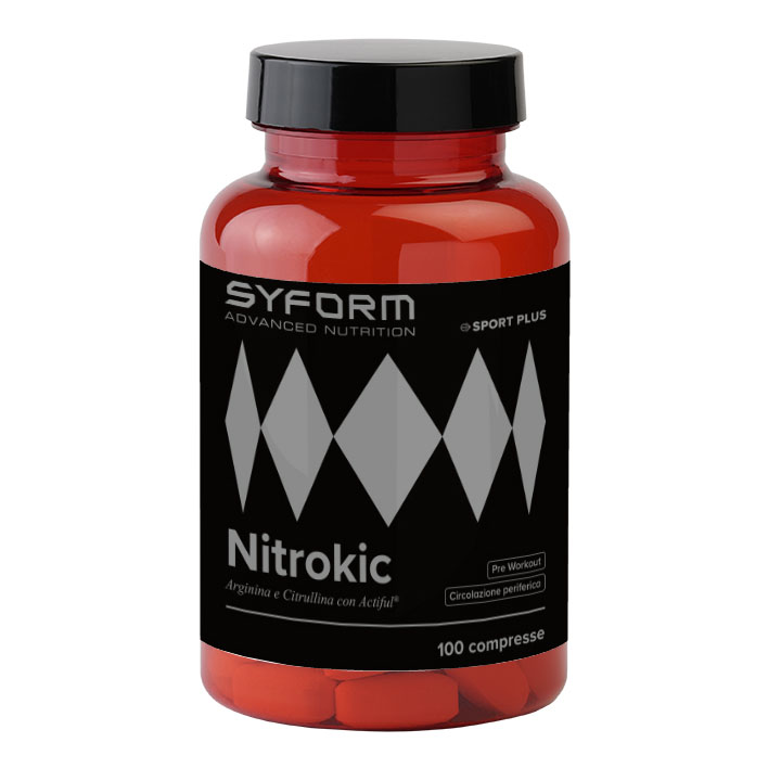 New Syform Bianco/Rossa Nitrokic 100 Compresse Senza Glutine Naturalmente Privo Di Lattosio - Immagine 4
