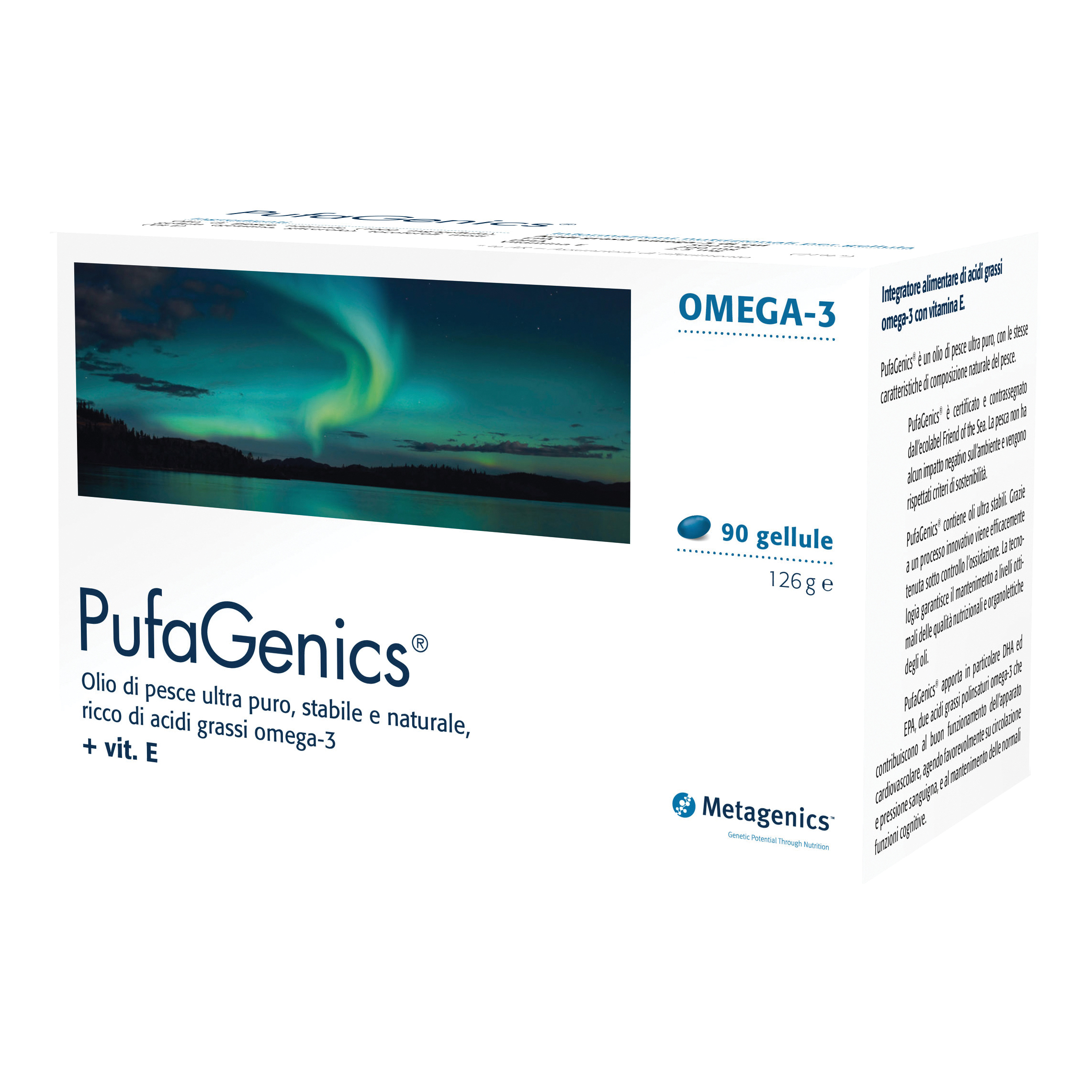 Metagenics Belgium Bvba Pesca Pufagenics 90 Capsule - Immagine 4