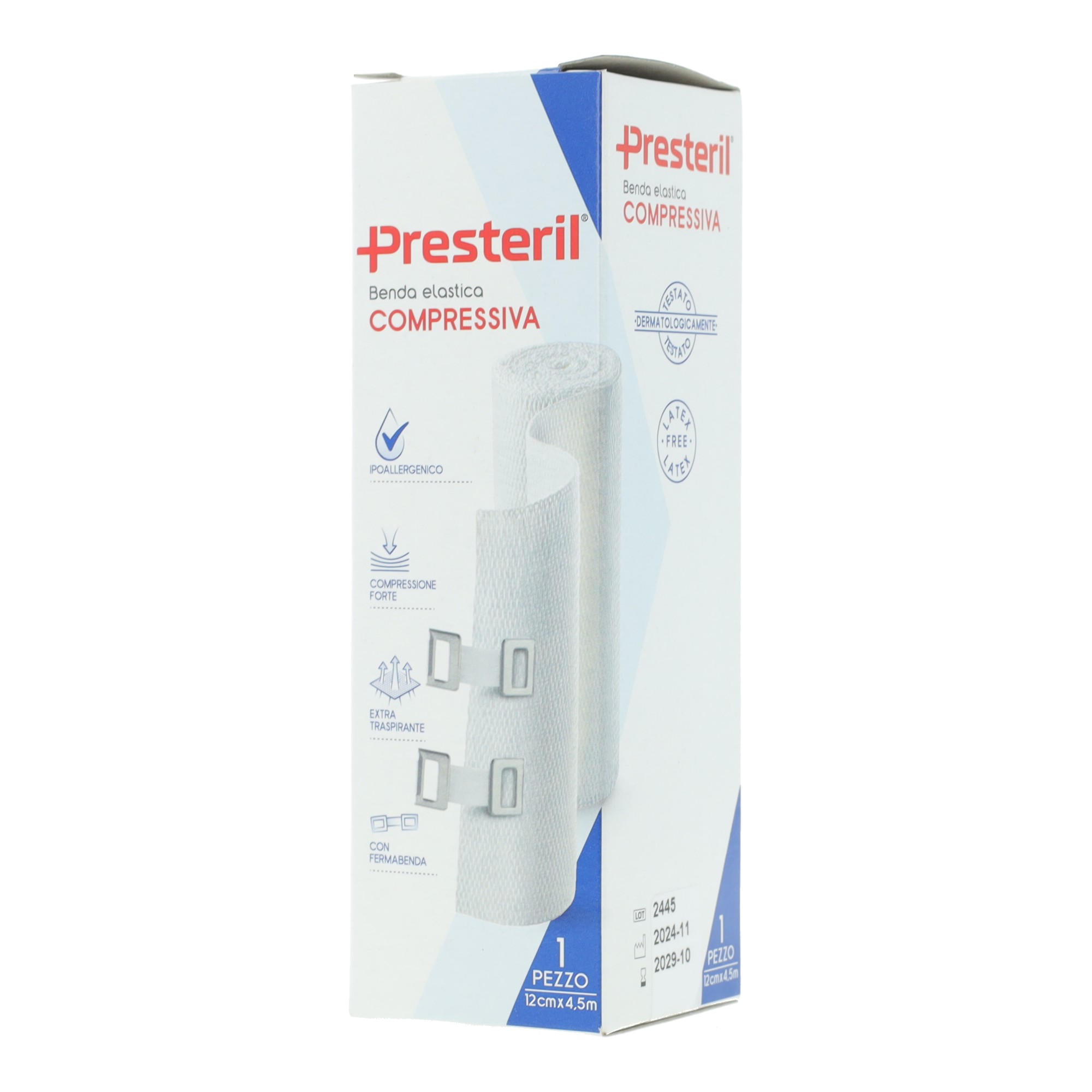 Medipresteril Benda Elastica Compressiva 12Cm X 4,5M 1 Pz In Garza Bambino - Immagine 3