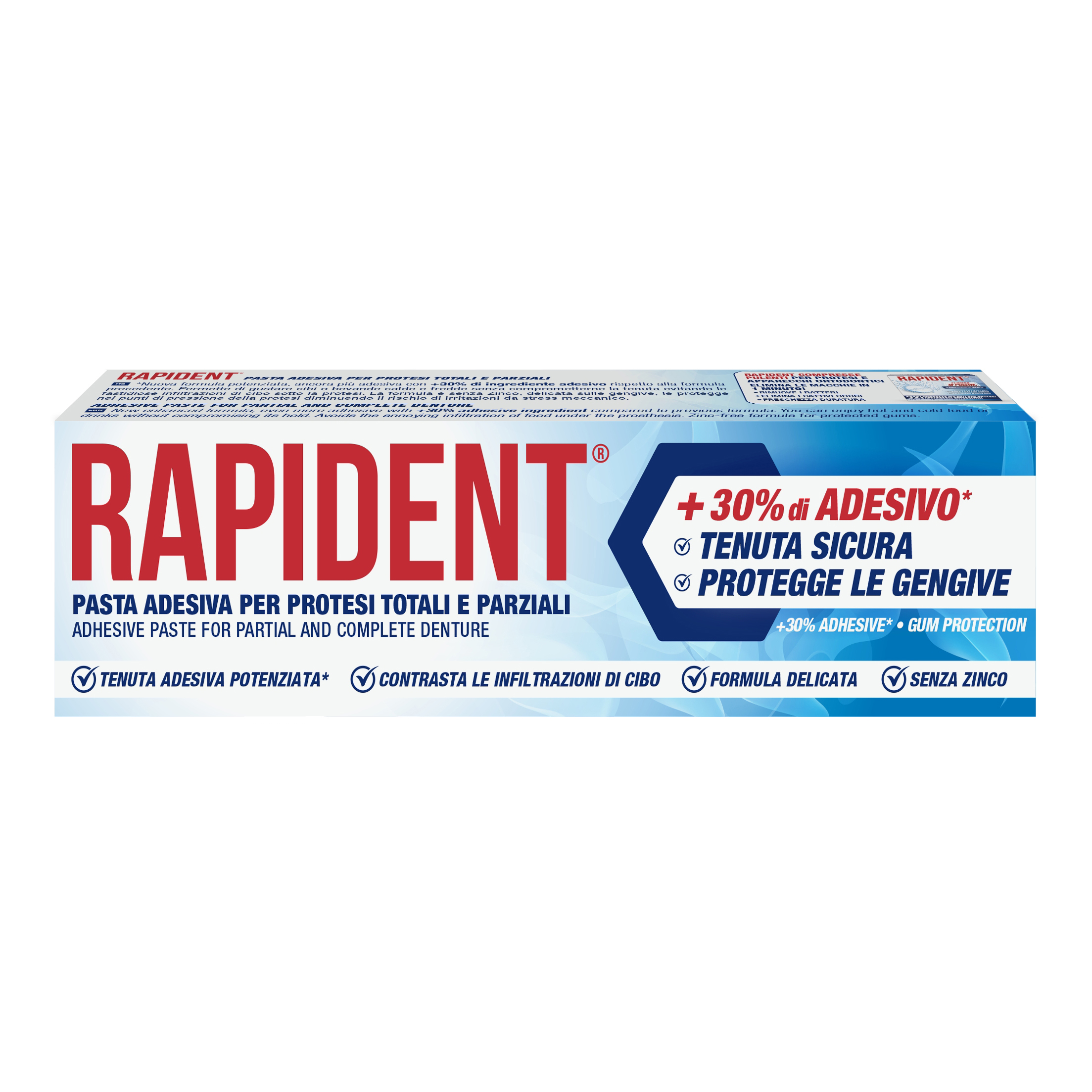L'angelica Rapident Pasta Adesiva Per Dentiere, Tubo 40G - Immagine 4
