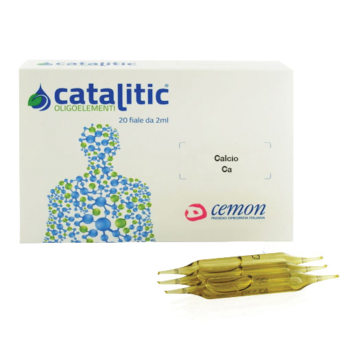 Cemon Catalitic Oligoelementi Calcio Ca 20 Fiale Da 2 ml - Integratore Per Le Ossa E I Muscoli - Immagine 4