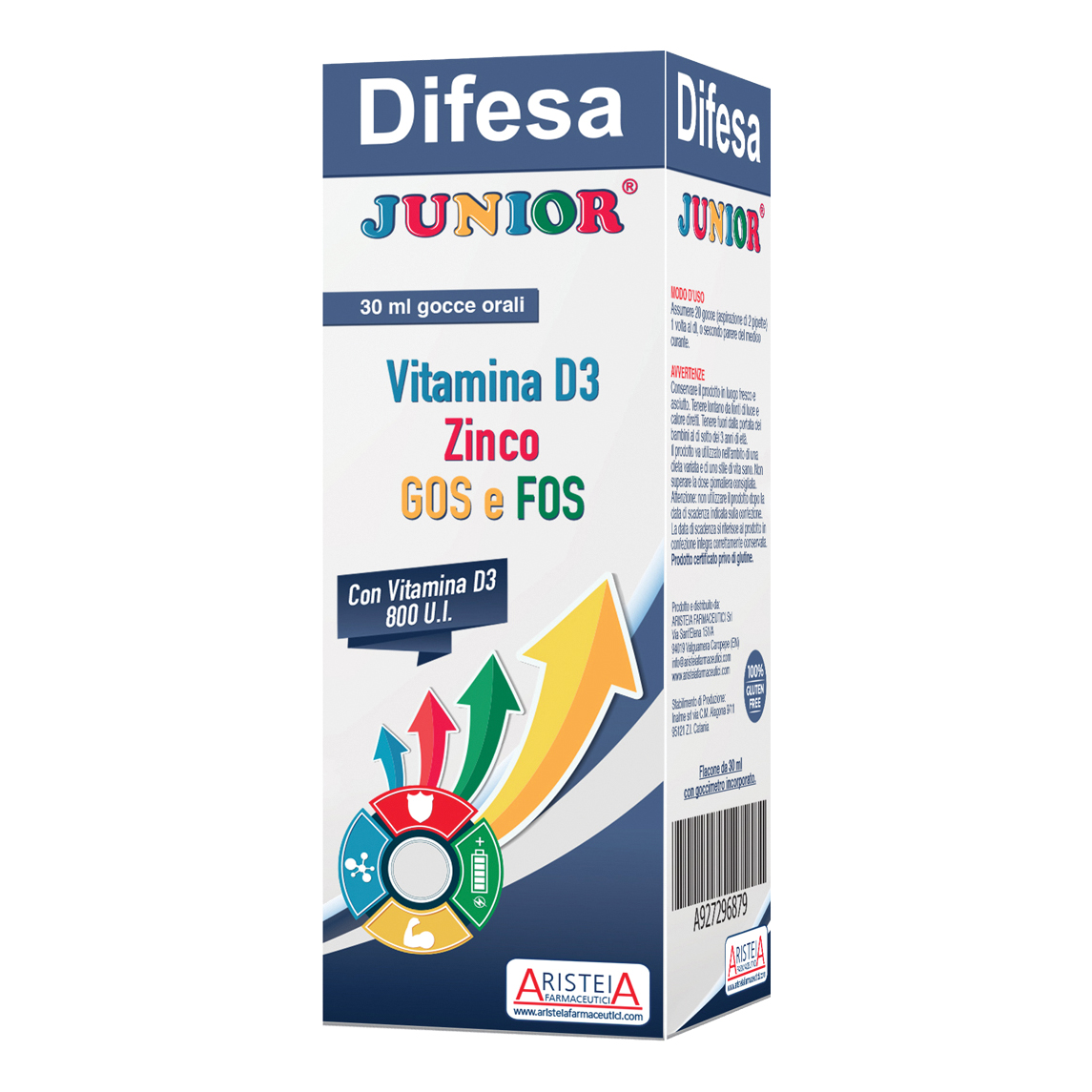 Aristeia Farmaceutici Difesa Junior Gocce Orali 30Ml - Immagine 3
