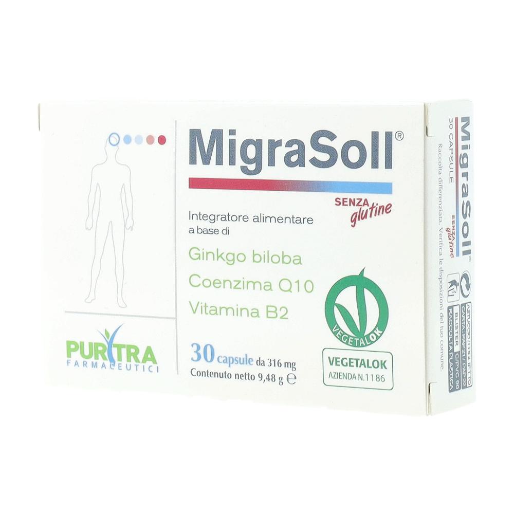 Purytra Farmaceutici Spa Migrasoll 30 Capsule 9,6G - Immagine 3