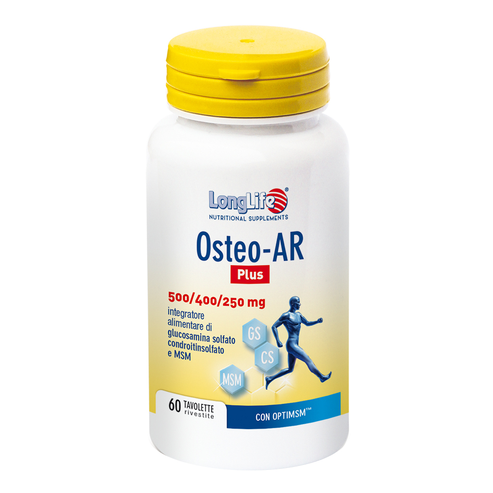 Longlife Osteo-Ar Plus 60 Tavolette - Integratore Per Le Ossa - Immagine 4