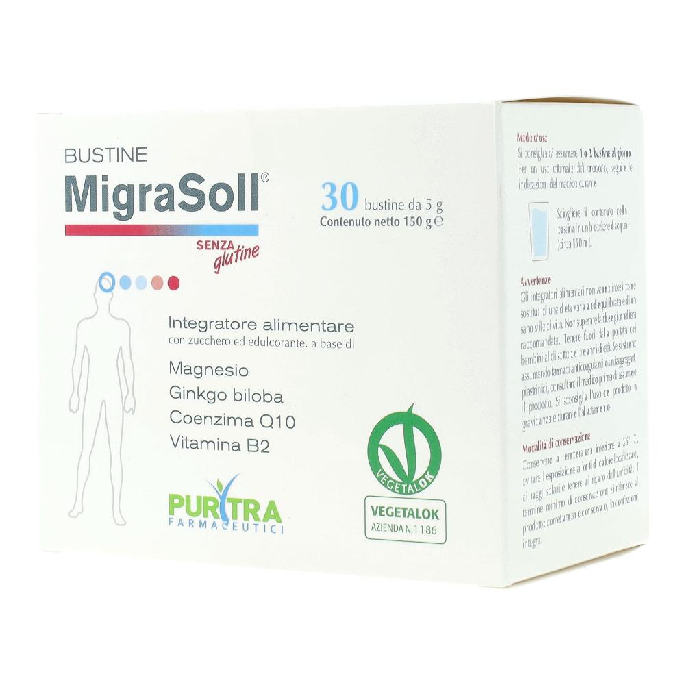 Purytra Farmaceutici Spa Migrasoll 30 Bustine - Immagine 3