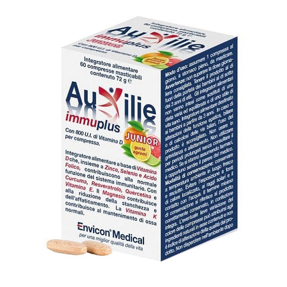 Auxilie Immuplus Junior 30 Compresse 37,5 G Bambino - Immagine 8