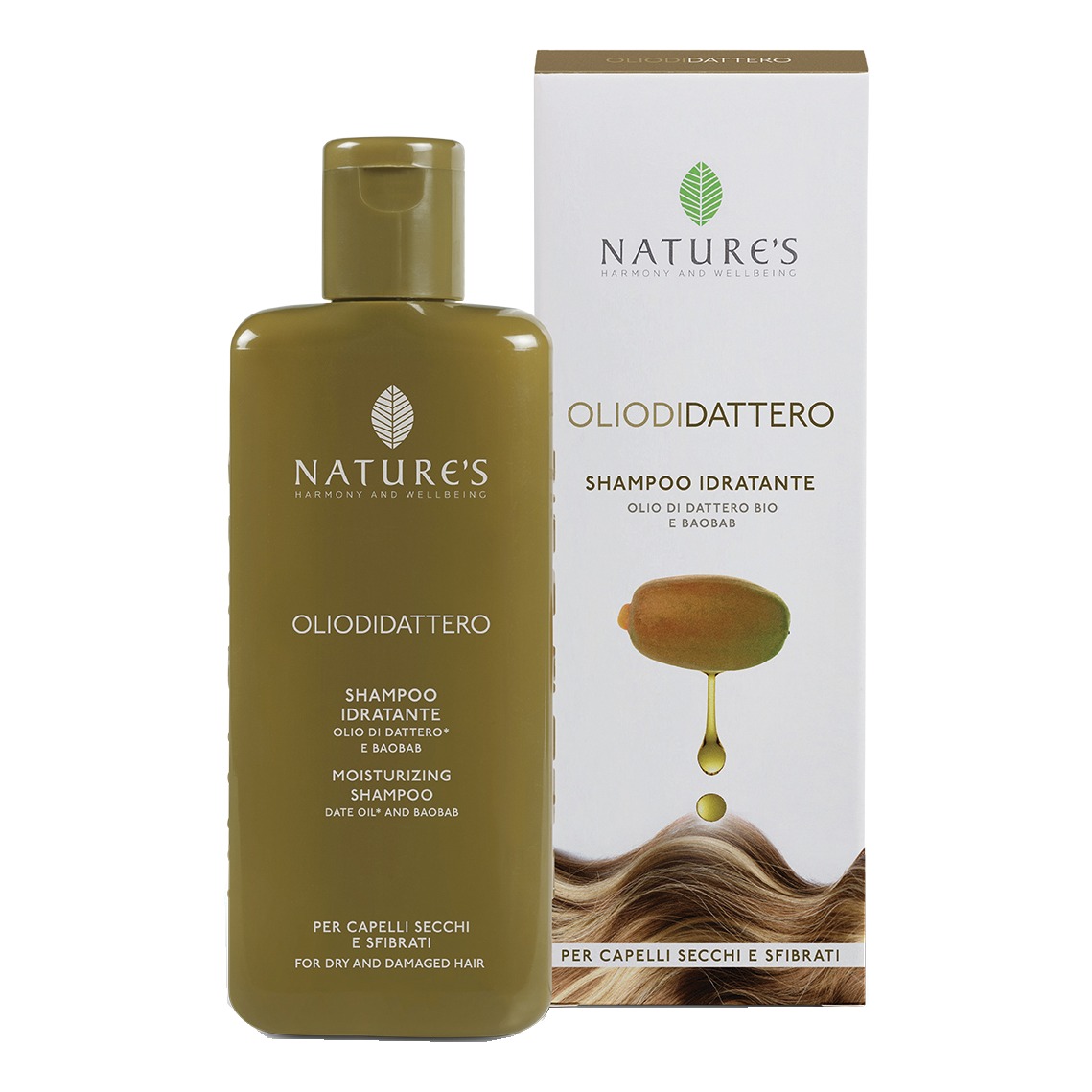Nature's Olio di Dattero Shampoo Idratante 200 ml. - Immagine 3