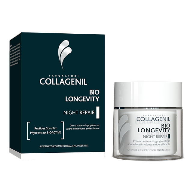 Collagenil Crema Bio Longevity Night Repair Notte Antietà 50 Ml - Immagine 3