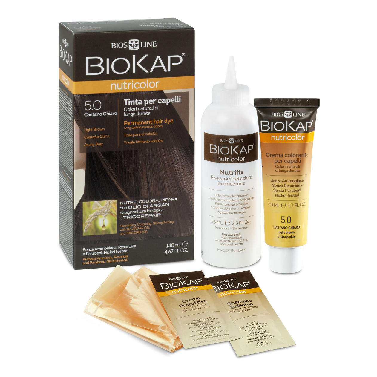 Biokap Chiaro Nutricolor, Colore Per Capelli, 9.0 Biondo Molto 140 Ml - Immagine 4