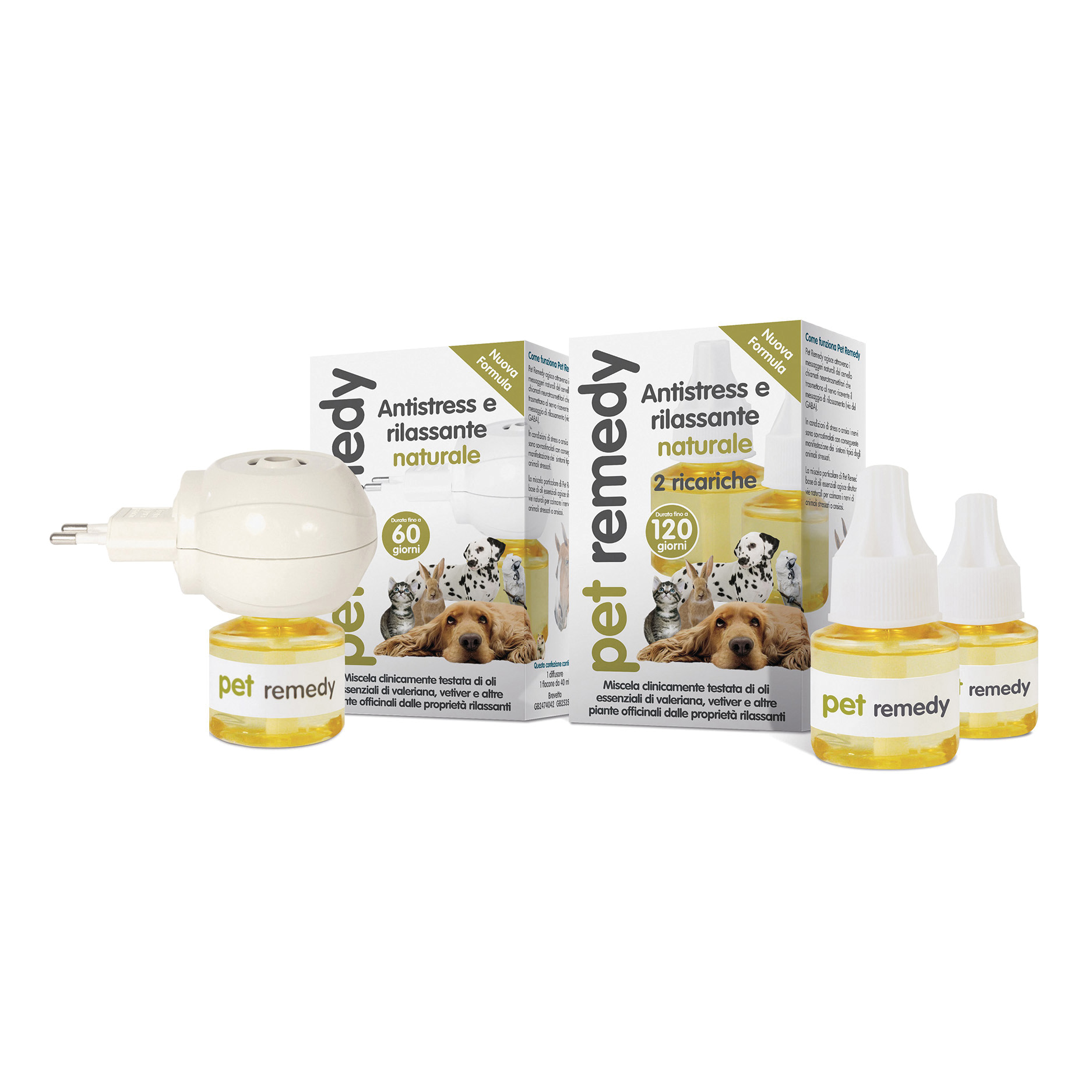 PET REMEDY DIFFUSORE+2 FL 40ML