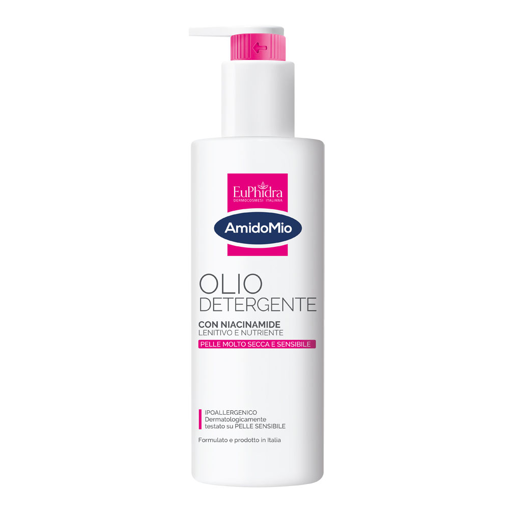 Mio Olio Detergente - Euphidra - - Olio detergente emolliente e protettivo per pelli secche e delicate