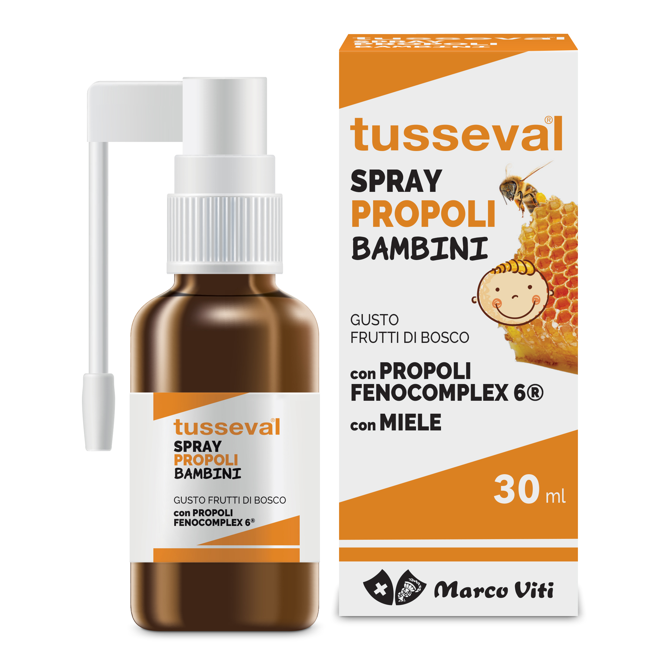 Marco Viti Tusseval Gola Propoli Spray Integratore Protezione Gola Bambini 30Ml - Immagine 10