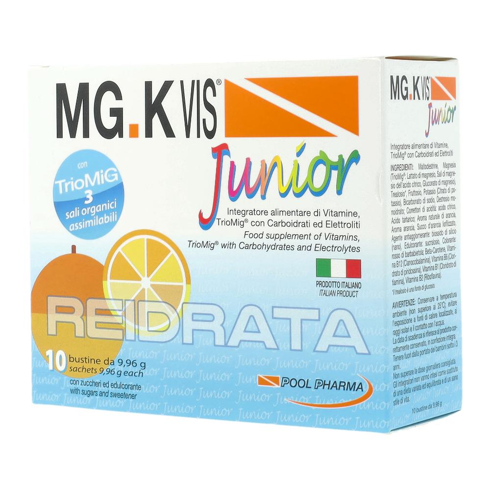 MgK Vis Reidratante Junior Integratore Energetico 10 Bustine - Immagine 3
