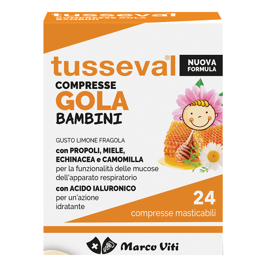 Marco Viti Tusseval Gola Bambini 24 Compresse - Immagine 9