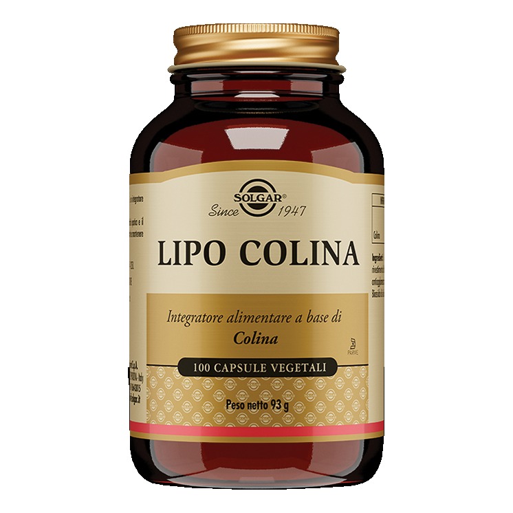 Solgar Lipo Colina Integratore Di Colina 100 Capsule Vegetali - Immagine 4