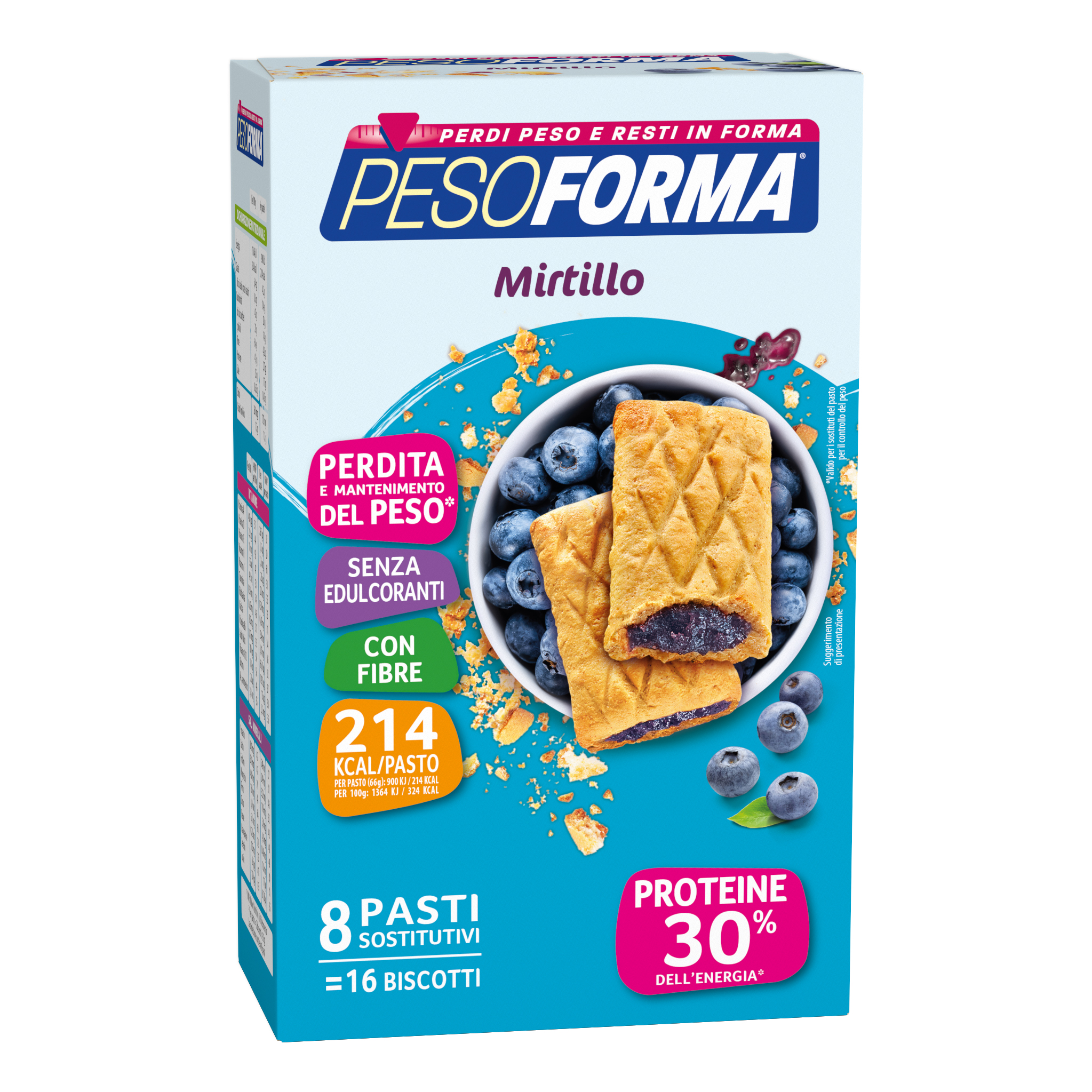 Pesoforma Pesoforma® Biscotti Al Mirtillo 528 G - Immagine 5