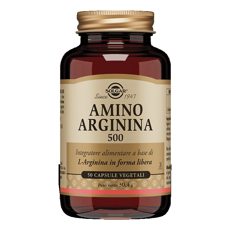 Solgar Amino Arginina 500 - integratore di L-arginina 50 capsule Vegetali - Immagine 9