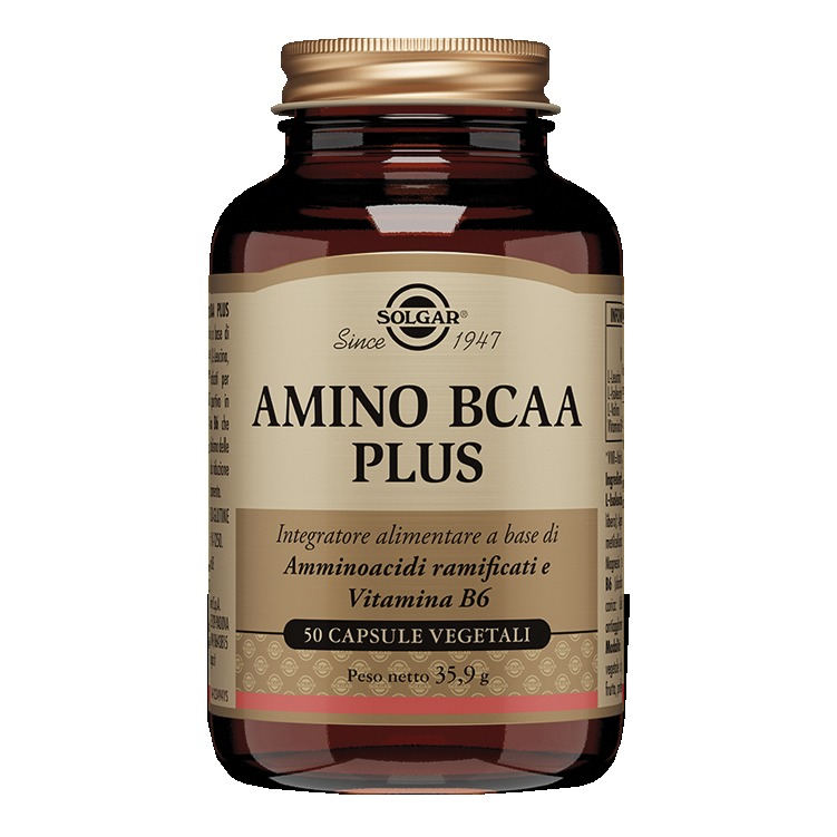 Solgar Amino Bcaa Plus Aminoacidi Ramificati Per Sportivi 50 Capsule Vegetali - Immagine 3