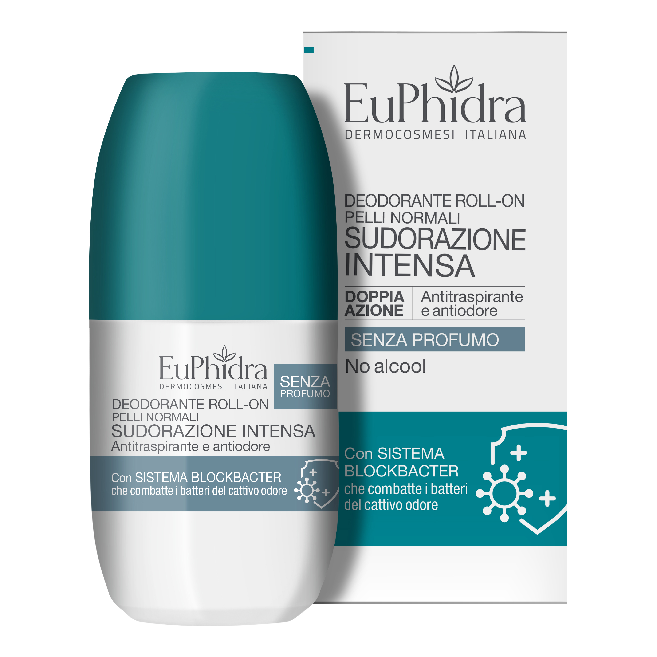 Euphidra Deodorante Roll-On Sudorazione Intensa Senza Profumo 50 ml - ZETA FARMACEUTICI SpA - Immagine 6