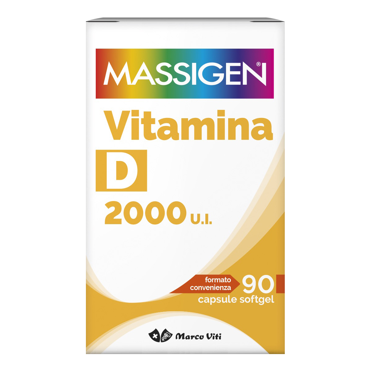 Marco Viti Massigen Dailyvit Vitamina D 2000 Ui Integratore Vitaminico 90 Capsule - Immagine 3