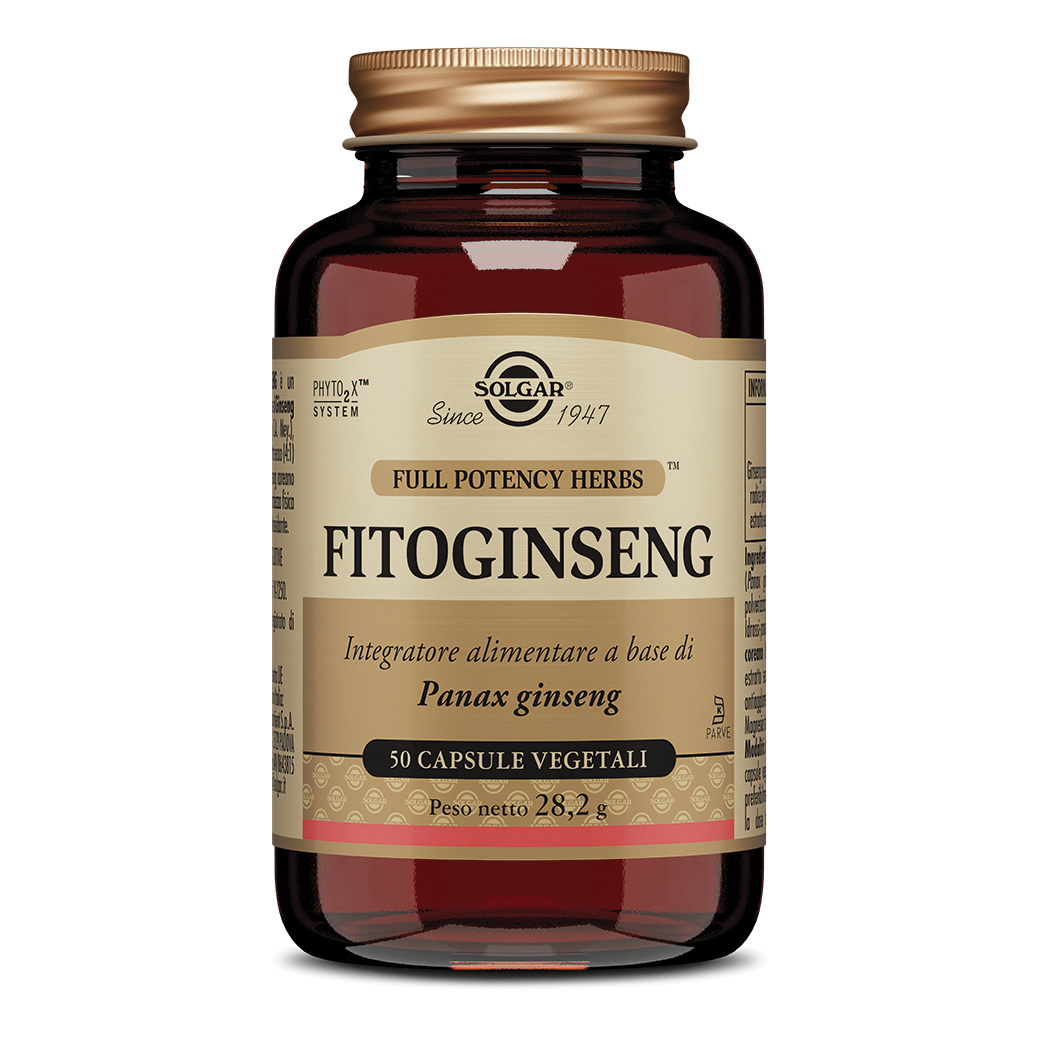 Fitoginseng Integratore Tonico Adattogeno 50 Capsule Vegetali - Solgar - Immagine 5