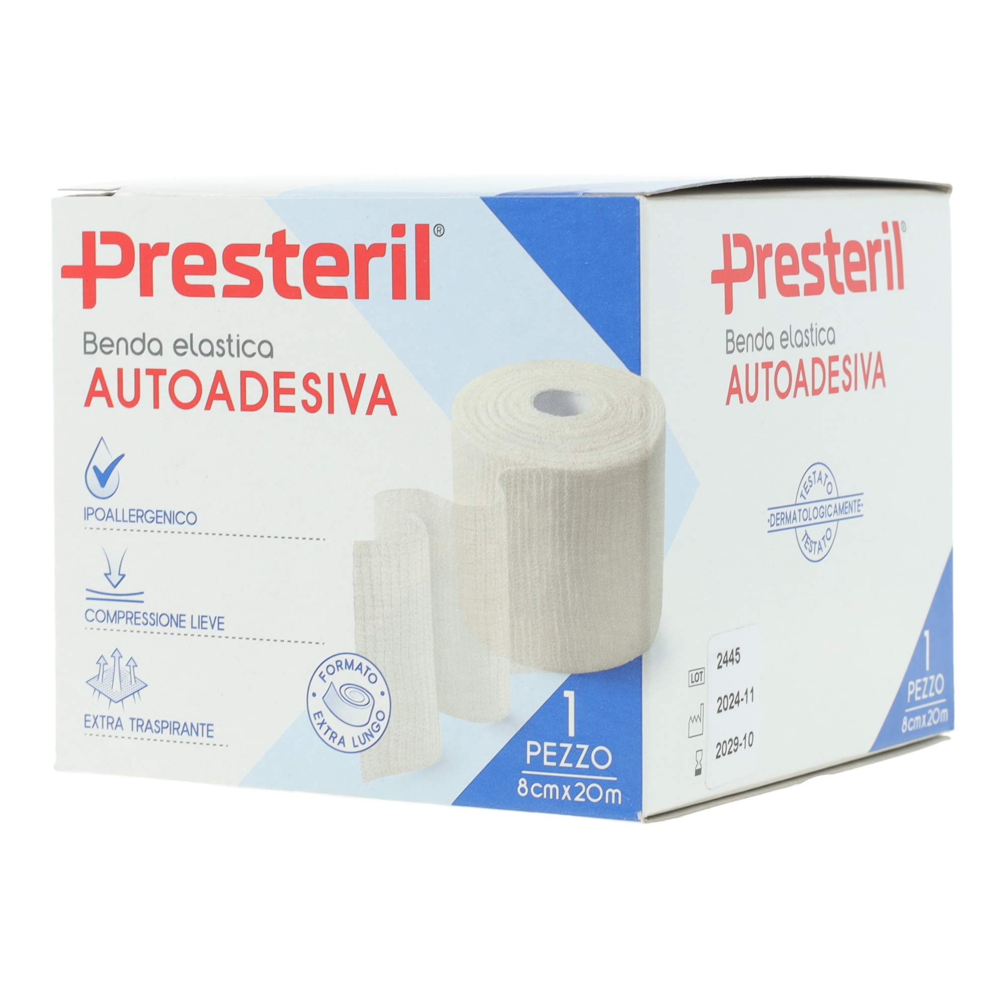 Medipresteril Benda Autoadesiva Compressione Lieve, 8Cm - Immagine 4