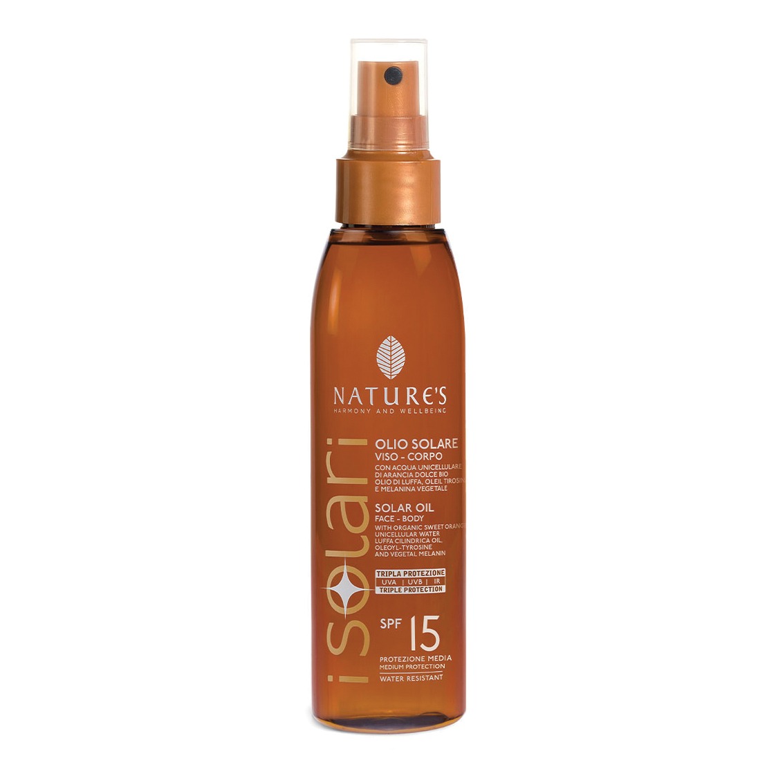 Bios Line I Solari Scure Bios Line Nature's I Solari Olio Spray Solare Spf15 150Ml - Immagine 5