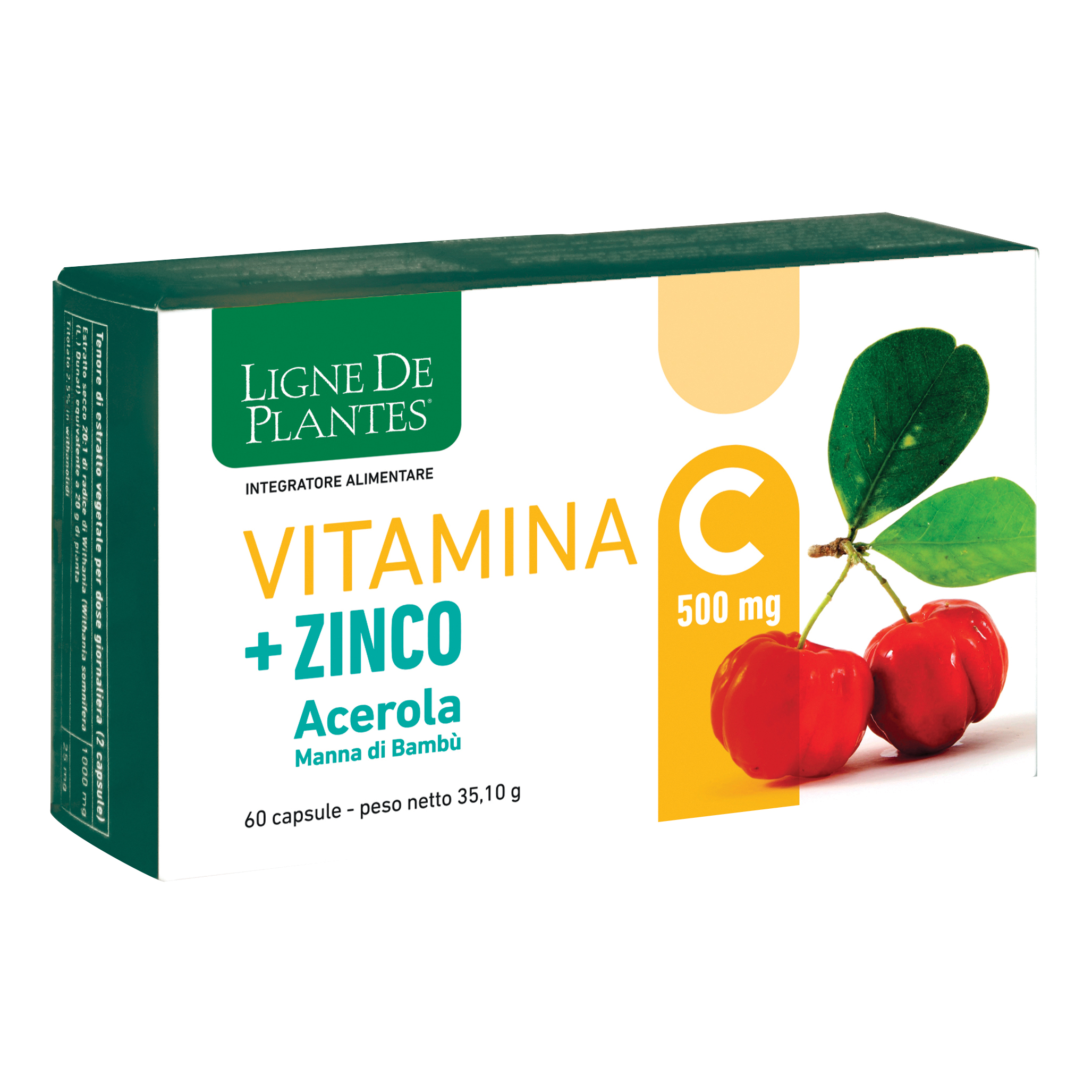 Natura Service Vitamina C + Zinco Acerola Integratore Energizzante 60 Capsule - Immagine 8