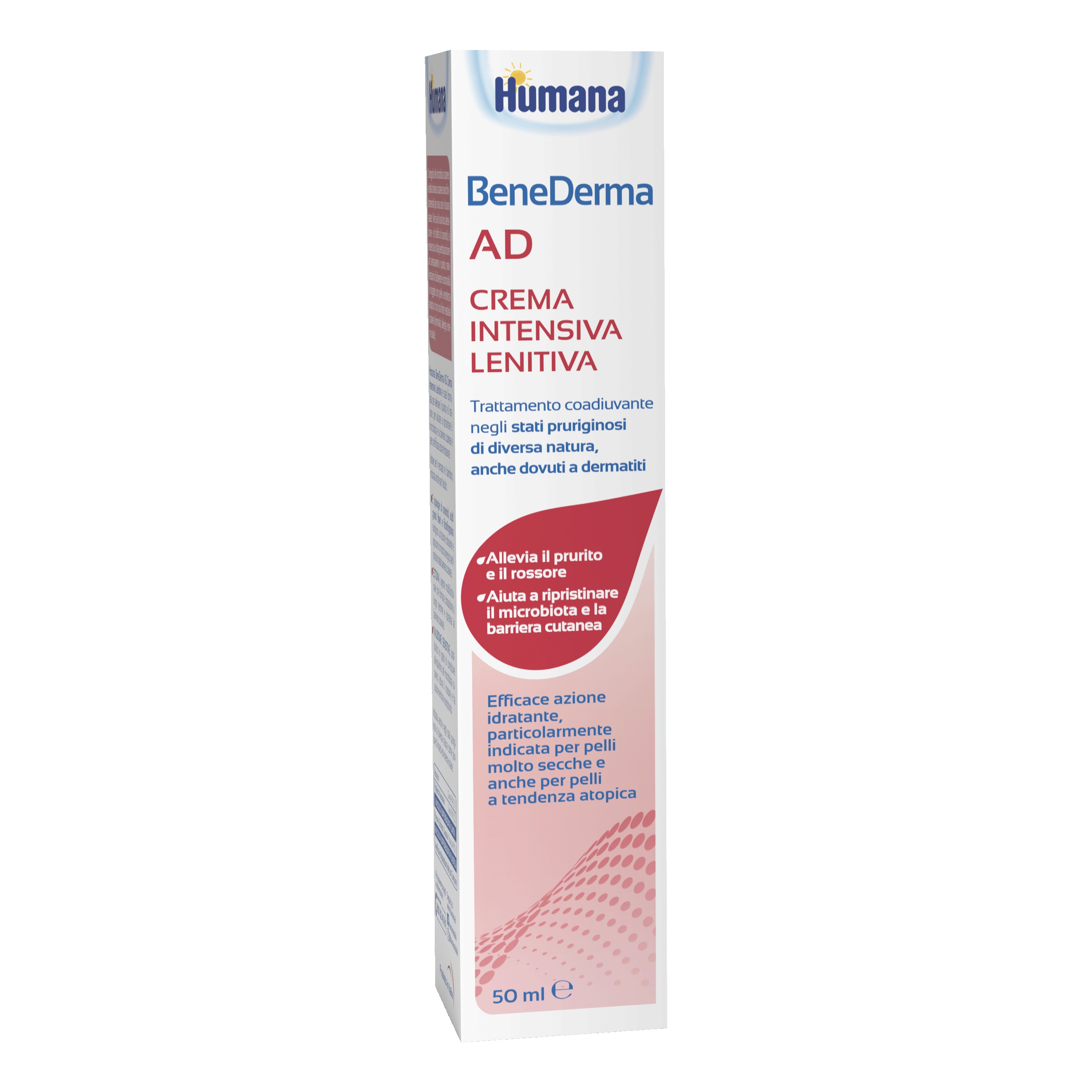 Humana Crema Bene Derma Ad Lenitiva Viso E Corpo, 50Ml - Immagine 3