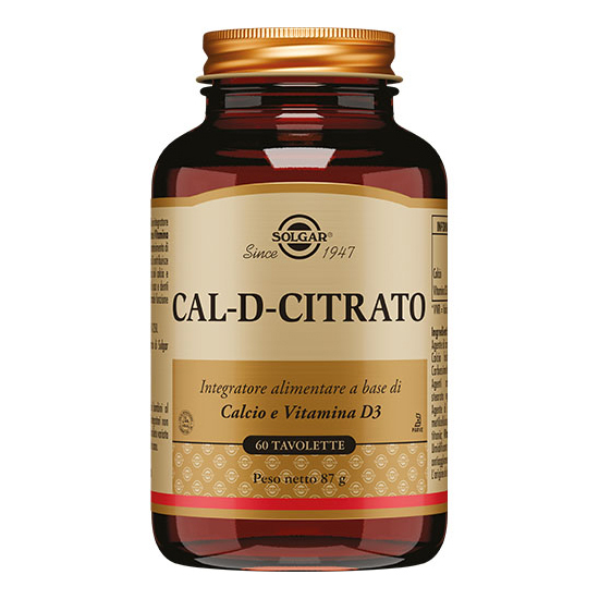 Solgar Cal D Citrato 60 Tavolette - Immagine 5