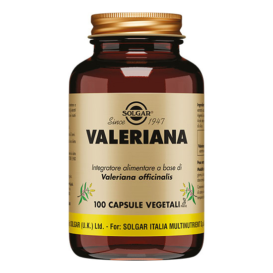 Valeriana Capsule Vegetali Integratore Sonno Rilassamento 100cps - Solgar - Immagine 4