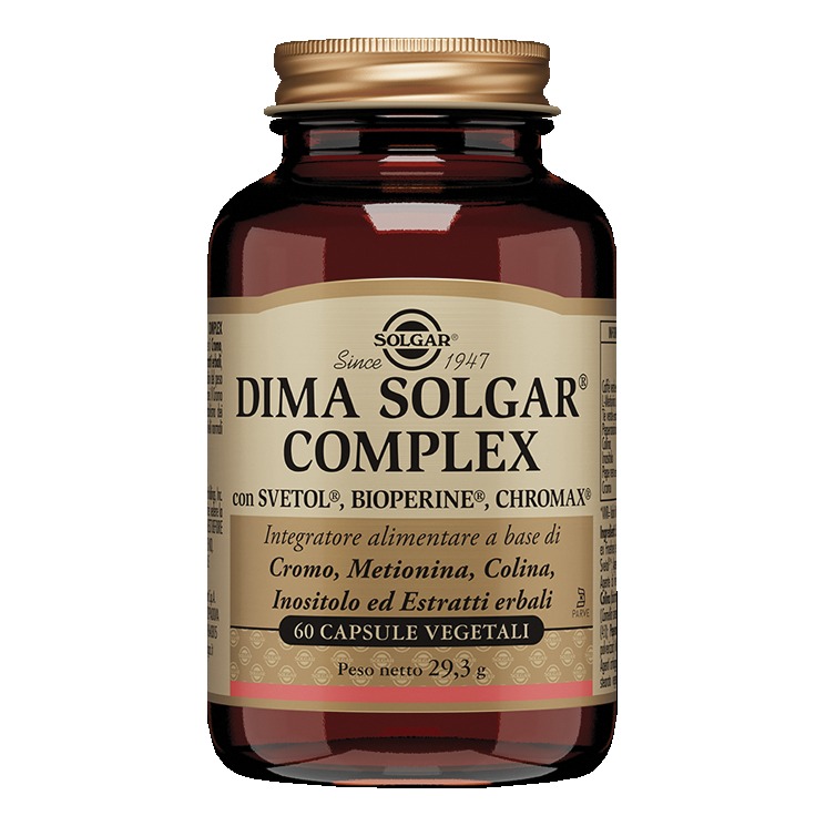 Dima Solgar Complex Integratore Controllo Peso 60 Capsule Vegetali - Solgar - Immagine 3
