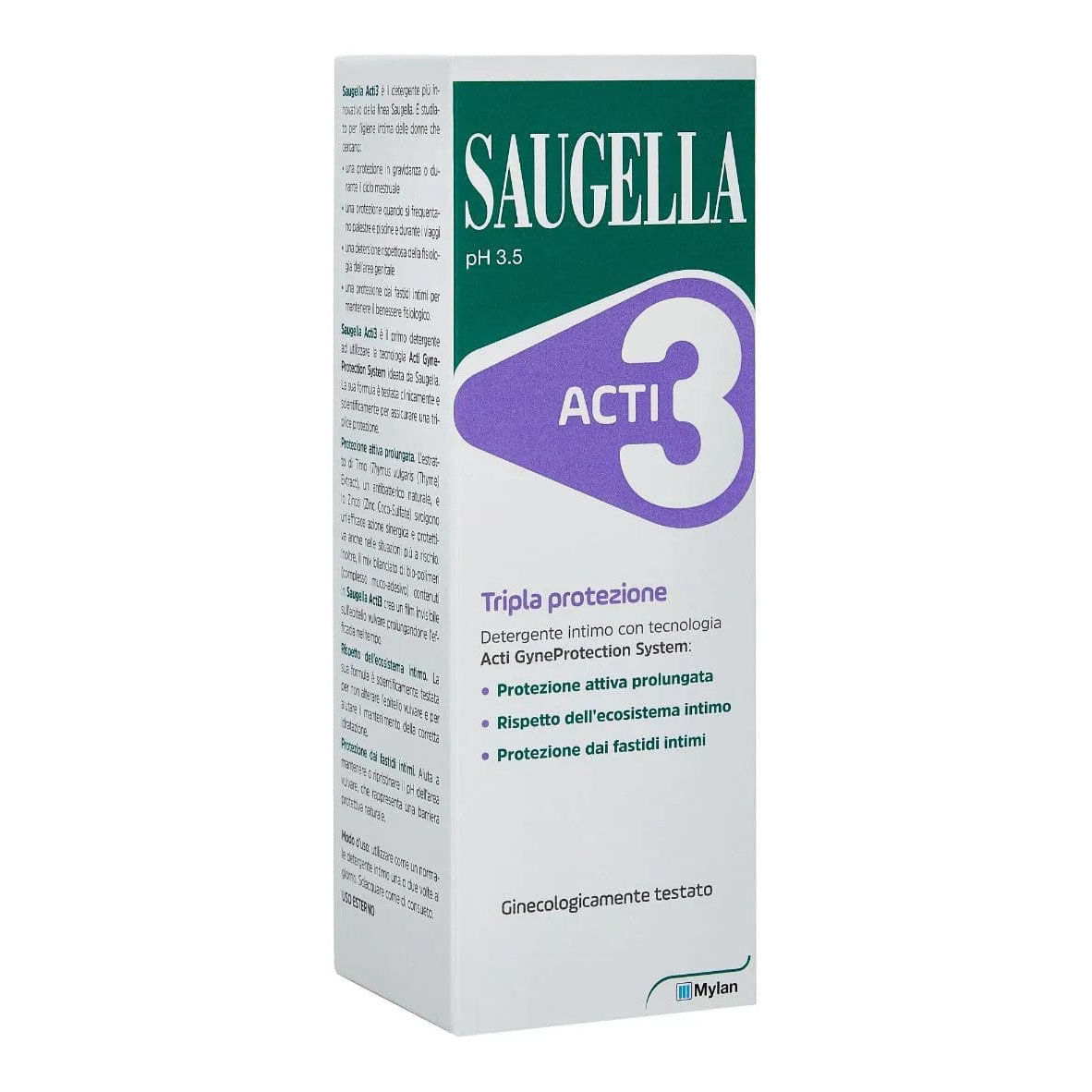 Saugella Acti3 Salviettine 10 Pezzi - Immagine 2